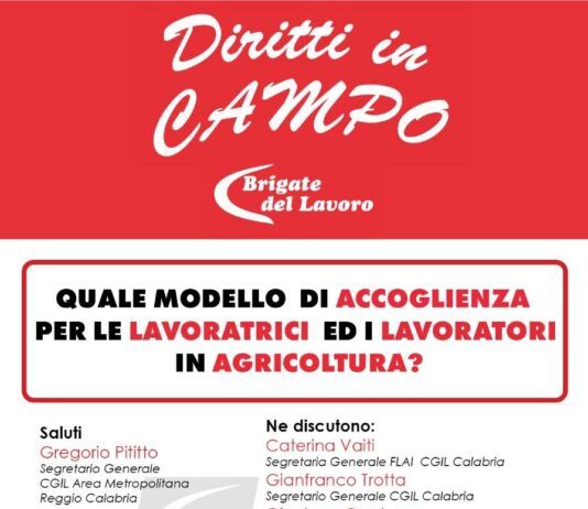 San Ferdinando, Flai Cgil presenta il 28 novembre il convegno su ghetti, tendopoli e fondi Pnrr