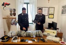 Deposito di droga e armi in un magazzino: 44enne arrestato