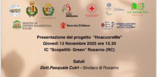 Rosarno – Presentazione del Progetto “HoacuoreMe” e Inaugurazione del Nuovo Consultorio Familiare