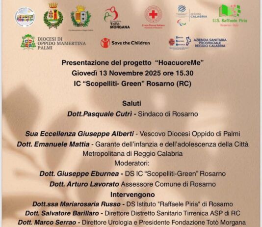 Rosarno – Presentazione del Progetto “HoacuoreMe” e Inaugurazione del Nuovo Consultorio Familiare