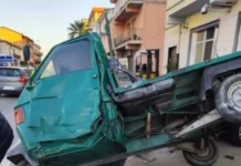 Scontro tra auto e motocarro – morto un uomo