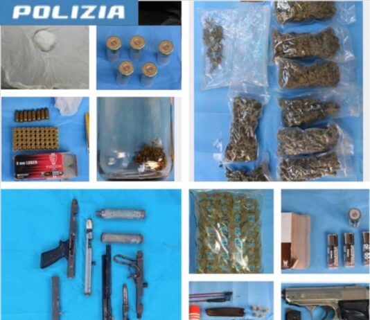 Controlli della Polizia di Stato: sequestrate armi clandestine e droga