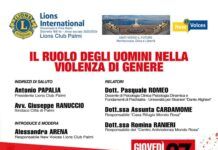 Il ruolo degli uomini nella violenza di genere: incontro a Palmi promosso dal Lions Club