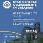 Gli Stati Generali dell’Ambiente arrivano in Calabria: il 5 dicembre confronto a Lamezia Terme su rifiuti, bonifiche, depurazione e Pnrr