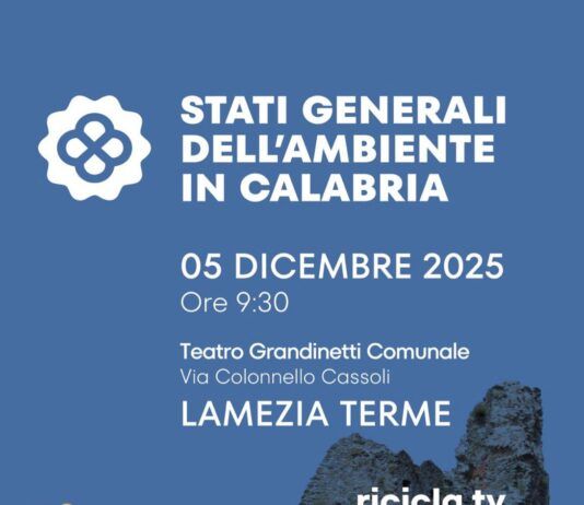 Gli Stati Generali dell’Ambiente arrivano in Calabria: il 5 dicembre confronto a Lamezia Terme su rifiuti, bonifiche, depurazione e Pnrr