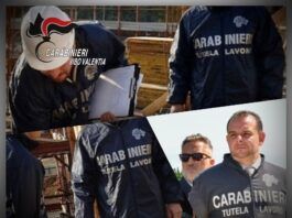 Controlli in un cantiere edile: sospesa l’attività per la presenza di lavoratori “in nero”