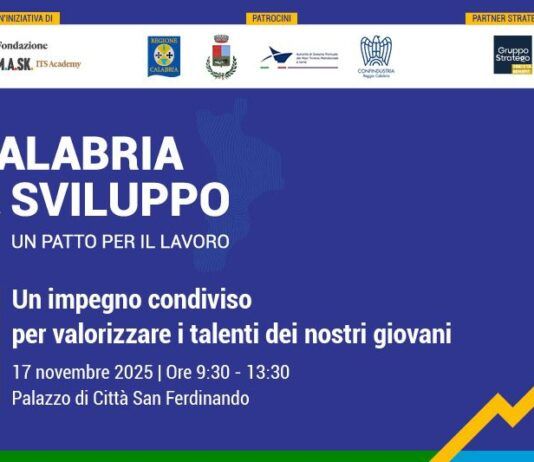 Calabria in Sviluppo: a San Ferdinando un Patto per il Lavoro e per la crescita dei giovani talenti
