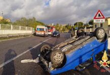 Scontro tra due auto – due persone ferite