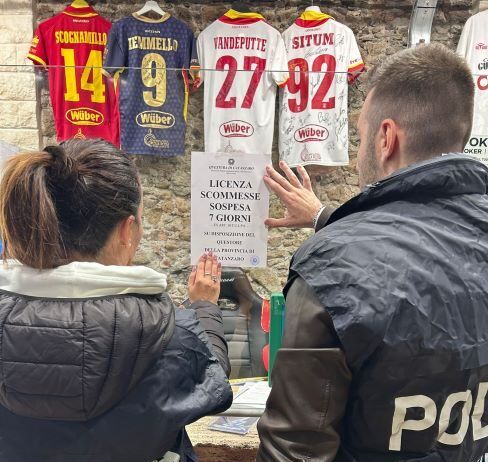 Controlli amministrativi ad esercizi pubblici: sospesa la licenza ad una sala scommesse e sanzionato un circolo privato frequentati da minori.