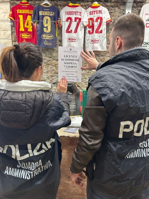 polizia scommesse