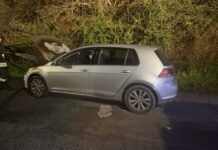 Cinquefrondi – auto in transito prende fuoco