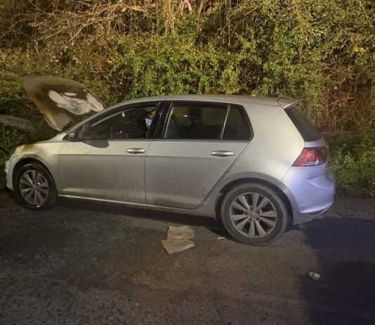 Cinquefrondi – auto in transito prende fuoco