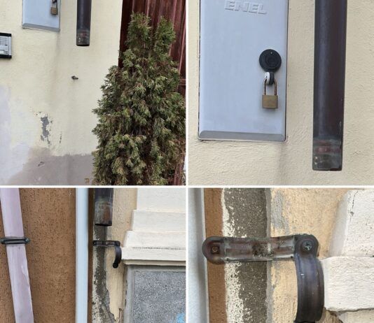 Segnalazione dei lettori: a Rosarno rubati nella notte i tubi di scolo delle grondaie