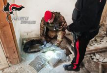 Stupefacente occultato in abitazioni disabitate, i Carabinieri sequestrano 3,5 chili di marijuana