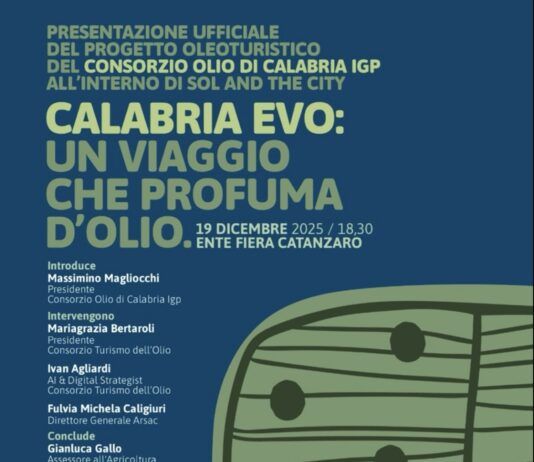 Calabria EVO: un viaggio che profuma d’olio – Il progetto oleoturistico del Consorzio Olio di Calabria IGP debutta a Catanzaro