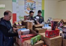 Scoperte oltre tre tonnellate di fuochi d’artificio illegali – sequestri anche a Rosarno