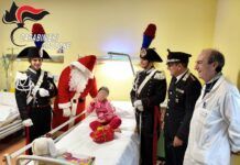 Carabinieri in visita al Reparto di Pediatria: doni e sorrisi ai piccoli degenti