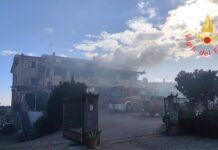Incendio in abitazione – intervento dei Vigili del Fuoco: nessun ferito