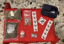 Droga nascosta sotto il sedile: arrestato giovane con oltre 200 grammi di stupefacenti