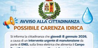 Rosarno: possibili disservizi idrici per lavori Enel, avviso alla cittadinanza