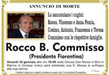 Marina di Gioiosa si stringe nel ricordo di Rocco Commisso: celebrazione solenne il 30 gennaio