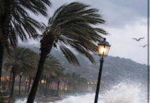 Maltempo in Calabria: piogge torrenziali e venti forti, allerta arancione per la fascia ionica