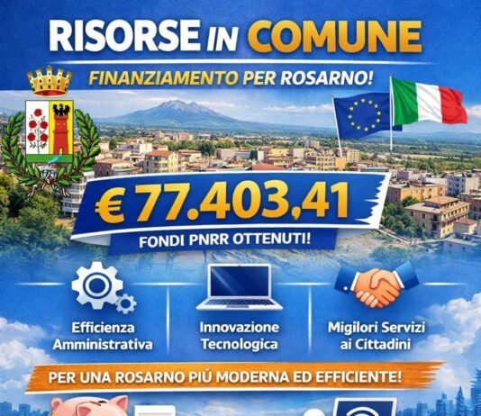 Finanziamento PNRR per il Comune di Rosarno: risorse per servizi più efficiente