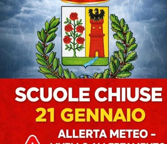 Rosarno, allerta meteo rossa: scuole chiuse per mercoledì 21 gennaio