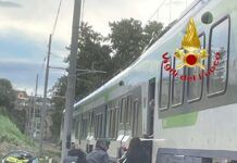 Treno bloccato dal maltempo a Ricadi: 40 passeggeri soccorsi dai Vigili del Fuoco