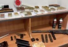 Maxi sequestro di armi ed esplosivi nella Piana di Gioia Tauro: due arresti
