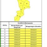 Allerta meteo in Calabria: domani 11 febbraio piogge diffuse e criticità idrogeologica