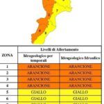 Allerta meteo arancione in Calabria: rischio nubifragi e possibili esondazioni sui versanti tirrenici
