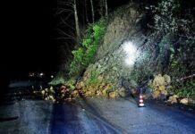 Calabria: frana sulla Strada Provinciale 64, chiuso il tratto per gravi danni causati dal maltempo