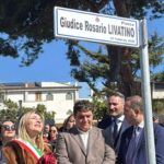Gioia Tauro, inaugurata Piazza Rosario Livatino: bene confiscato alla mafia restituito alla comunità