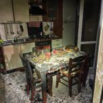 Incendio in appartamento: ustionato il proprietario, in salvo la famiglia