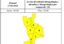 Calabria, venti di burrasca e onde alte: diramata allerta gialla
