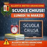 Maltempo in Calabria: scuole chiuse a Rosarno e in altri comuni della Piana di Gioia Tauro lunedì 16 marzo