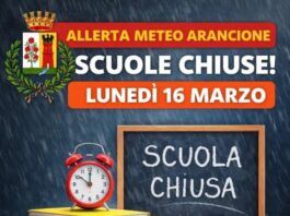 Maltempo in Calabria: scuole chiuse a Rosarno e in altri comuni della Piana di Gioia Tauro lunedì 16 marzo
