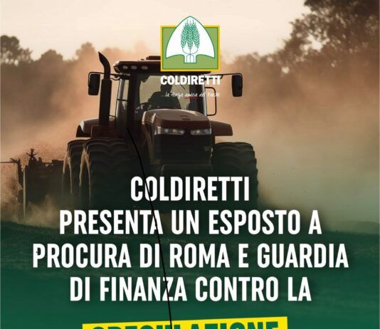 Stangata sul gasolio agricolo: la Coldiretti presenta esposto alla Procura di Roma e alla Guardia di Finanza