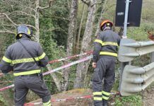 Calabria – Padre e figlio cadono con il monopattino in una scarpata: soccorsi dai Vigili del Fuoco