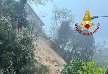 Calabria, frana mette in pericolo abitazioni: strada chiusa e evacuazioni in corso