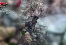 Aspromonte, scoperto arsenale nascosto: fucili e munizioni pronti all’uso