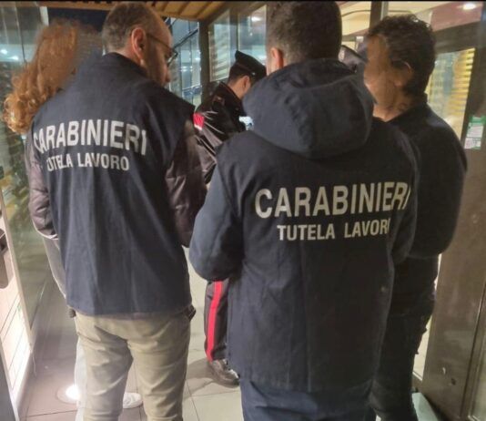 Controlli sul lavoro irregolare: sospese quattro attività e sanzioni oltre 60mila euro