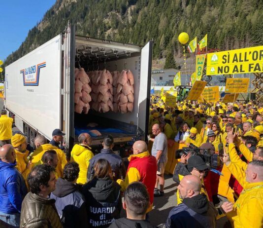 Made in Italy, Coldiretti: 10mila agricoltori al Brennero per cambiare il codice doganale