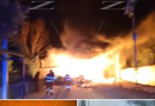 Incendio nella notte a Gioia Tauro, fiamme nel quartiere Ciambra