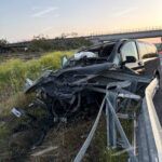 Incidente in autostrada all’alba: auto finisce contro il guardrail tra Rosarno e Gioia Tauro