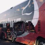 Incidente sull’A2 tra Rosarno e Mileto: pullman sfonda il guardrail e invade la corsia opposta