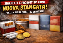 Sigarette e prodotti da fumo, nuova stangata: aumenti diffusi e prezzi sempre più alti