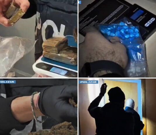 Polizia di Stato, maxi operazione nazionale: 1335 arrestie oltre 450 kg di droga sequestrati