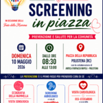 Polistena, “Screening in Piazza”: prevenzione gratuita per la comunità nella Festa della Mamma